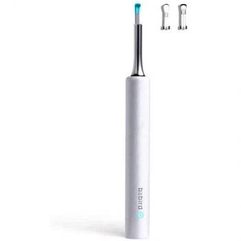 Oxbird (200-300W-PX) Otoscopio inalámbrico HD con cámara ligera para cerumen, kit de limpieza con agente limpiador y removedor de cerumen, adecuado para Apple/Android, artefacto de padre y madre