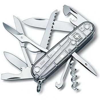 Victorinox Huntsman Swiss Army Pocket Knife, Medium, Multi Tool, 15 Functions, Large Blade, Bottle Opener