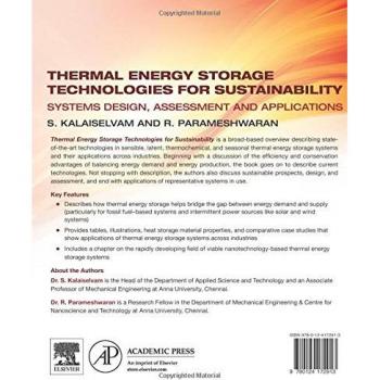 Sustainable Thermal Energy Storage Solutions