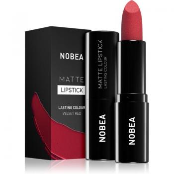 NOBEA Day-to-Day Velvet Red Matte Lipstick #M16 3g