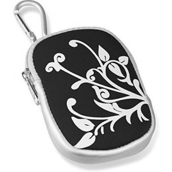 CamCase Lifestyle - Funda para cámaras compactas, teléfonos móviles, Llaves y Maquillaje, Color Negro