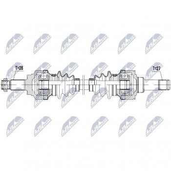 Árbol de transmisión NTY NPW-BM-048 - Alta resistencia y durabilidad