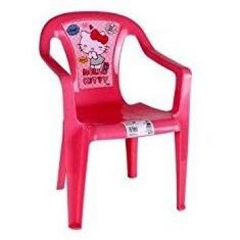 SILLA PLÁSTICO 37X39X52CM HELLO KITTY