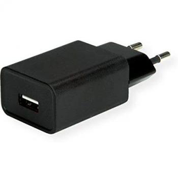 VALUE Cargador USB QC3.0 con Enchufe Europeo, 1 Puerto, 18W