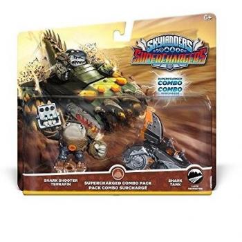 SKYLANDERS SUPERCHARGERS DUAL PACK HURRICANE SHARK SHOOTER TERRAFIN & SHARK TANK