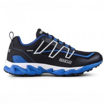 Calzado de Seguridad Sparco Torque Durango Negro/Azul SRA Talla 43