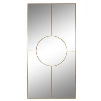 Espejo de pared Home ESPRIT Dorado 90 x 2 x 180 cm