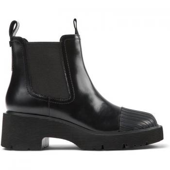Camper Milah Women's Black Leather Chelsea Ankle Boots