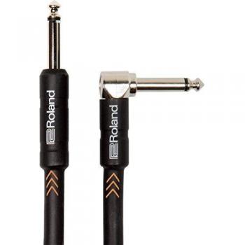 Roland RIC-B20A 6m Angled/Straight Instrument Cable Black