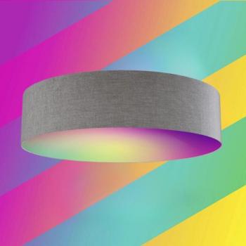 Lámpara de techo LED Müller Licht tint Malea, 40 cm, RGBW, CCT, taupe