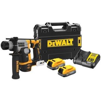 DeWalt DCH172E2T-QW Martillo Electroneumático sin Escobillas XR 18V con Batería de Ion-Litio Powerstack 1.4J SDS-Plus 2 Baterías