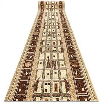 Alfombra de Pasillo BCF Jetta Dzeta Beige 180x180 cm