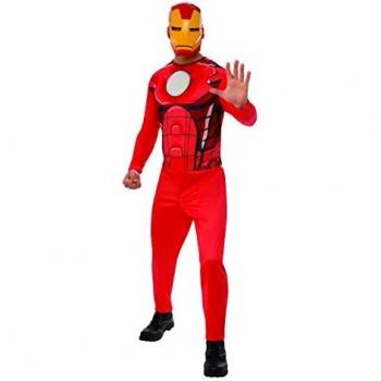 Marvel - Disfraz de Iron Man para hombre, Talla M adulto