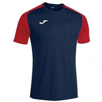 Joma Academy IV Men's Short Sleeve T-Shirt Navy Red
