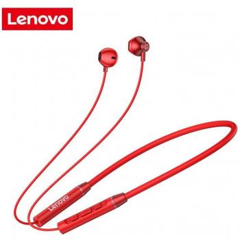 Auriculares Inalámbricos Lenovo QE08 con Banda para el Cuello, Bluetooth 5.0, HIFI Estéreo, Deportivos, Resistentes al Agua, Magnéticos y con Micrófono