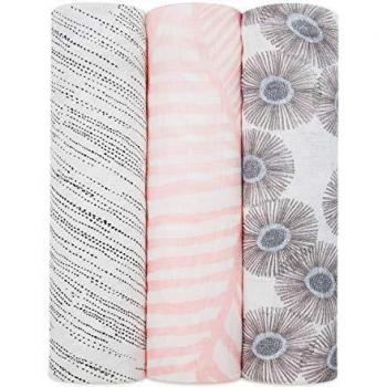 Aden + Anais Island Getaway - Pack de 3 muselinas, Unisex