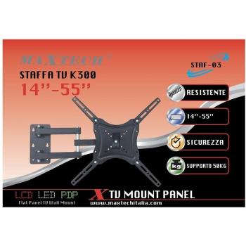 Soporte de Pared para Televisor K300 14-55 hasta 50kg Maxtech