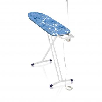 Leifheit Air Board L Solid Plus - Tabla de planchar, 130x38 cm, color azul