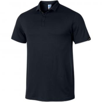 Joma Sydney Men's Short Sleeve Black Polo Shirt