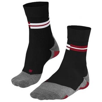 Falke RU5 Running Socks Women - Black, Functional Yarn, Anti-Blister, 1 Pair, Size 2.5-3.5