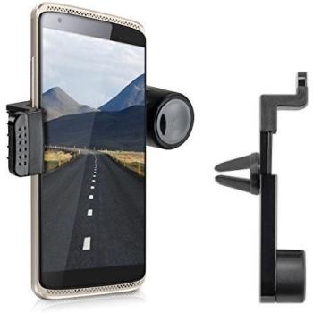 kwmobile soporte para la ventilación del automóvil para ZTE Axon Mini - soporte para las rejillas de ventilación del coche en negro