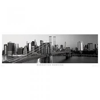 GB eye Puerta Poster con diseño Manhattan Morning, 53 x 158 cm