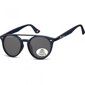 montana Sunglasses Unisex Panto Blue/Grey