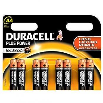 Duracell Plus Power Battery Alkaline 1.5V AA Ref 81275377 [Pack 8]
