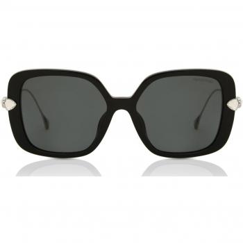 Swarovski SK6011F Asian Fit 103887 Women's Sunglasses Black Size 56