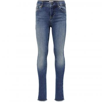 Only Konblush Skinny Raw Jeans 1303, Azul