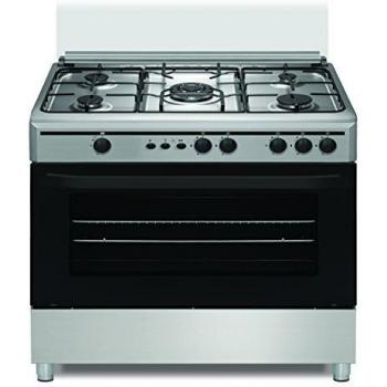 Cocina a Gas Vitrokitchen CB9060IN, 90cm, 5 Fuegos, Acero Inoxidable