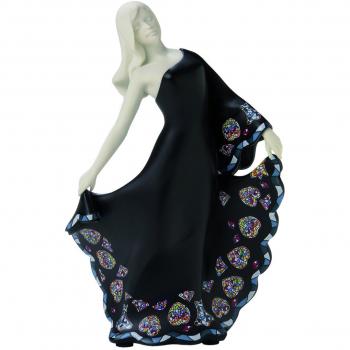 Figura decorativa, Sirene's / Brisa, Color Negro, Creaciones Nadal, Decoración del Hogar, 14 cm