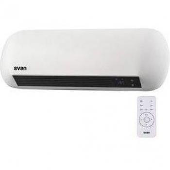 Estufa Split Svan SCES2000D 2000W con pantalla LED y mando a distancia en color blanco