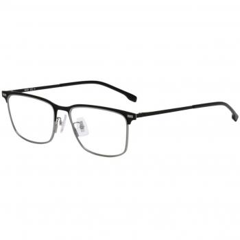 Hugo Boss Matte Black Unisex Sunglasses Boss 1224/F - Size 55 MM