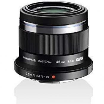 Objetivo Olympus M.Zuiko Digital 45 mm F1.8, longitud focal fija rápida, apto para todas las cámaras MFT