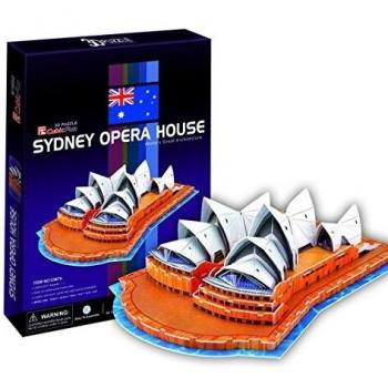 Cubicfun - Puzzle 3D opera de Sydney de 58 piezas