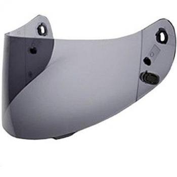 Casco hj-09motocicleta casco visera de liberación rápida, de repuesto, color gris oscuro