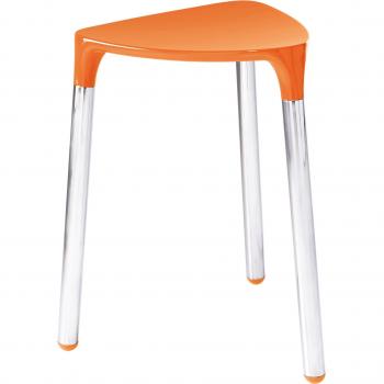 Gedy 21726700000 Taburete, Naranja, 36,9x32,3x43,5