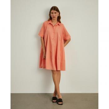 Vestido corto evasé con cuello camisero Lion of Porches