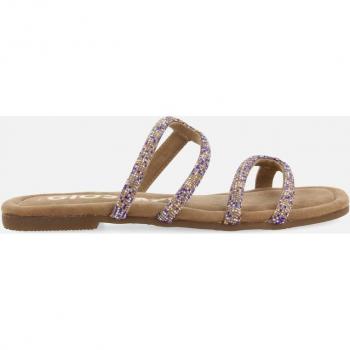 Sandalias de mujer Gioseppo Temelec Taupe con detalles de pedrería en tiras - ¡Elegancia y comodidad para tus pies!