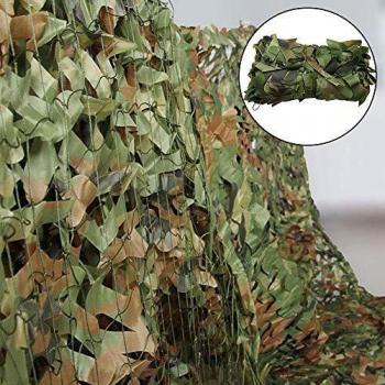Iraza Red de Camuflaje,Cubierta Camouflage Net Red de Caza Mallas de Protección Ejército Combate Militar Táctico al Aire Libre Sombra Proteger del Viento
