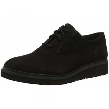 Timberland Ellis Street, Zapatos de Cordones Oxford para Mujer, Negro