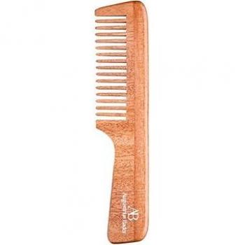 Neem Hair Comb with Handle - Eco-Friendly Wooden Styling Tool