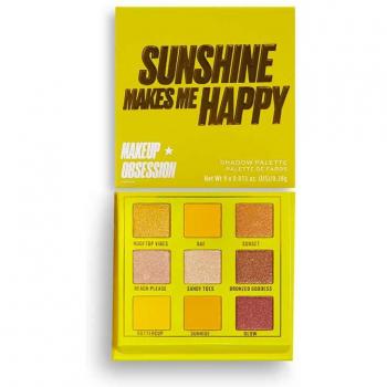 Paleta de sombras Makeup Revolution Obsession Sunshine Makes Me Happy