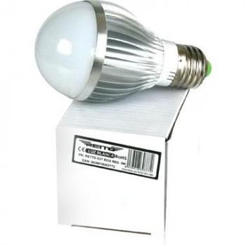Retto - Bombilla led e27 5w redonda luz fria 220v