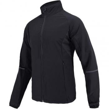 Cortavientos Joluvi Best Jacket - Cortavientos de running, ligero, transpirable, resistente al agua, con cierre frontal completo, bolsillo trasero con cremallera, reflectante para visibilidad nocturna