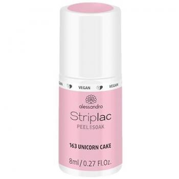 Alessandro Striplac Peel or Soak Vegan Unicorn Cake LED Nail Polish 8ml - Pastel Pink, Tipo: Laca de uñas, Características: Vegana, Acabado en pastel, Fórmula Peel or Soak