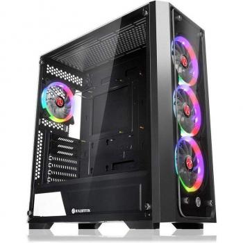 Raijintek Ponos TG4 Escritorio Negro con Cajas de Torre