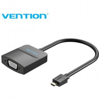 Adaptador Vention Micro HDMI a VGA 1080P, Mini HDMI macho a VGA hembra, convertidor de cable para cámara y tableta