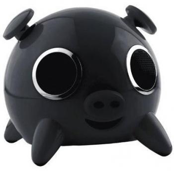 Amethyst iPig 2.1 - Altavoces inalámbricos con Bluetooth, color negro